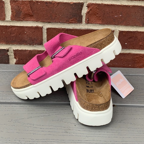 Papillio Arizona Chunky Suede Sandals - Picture 1 of 14